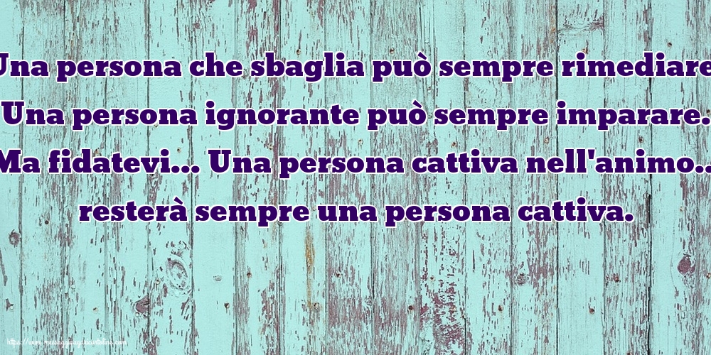 Famiglia Una persona che sbaglia può sempre rimediare