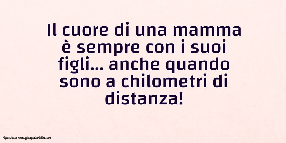 Famiglia Il cuore di una mamma