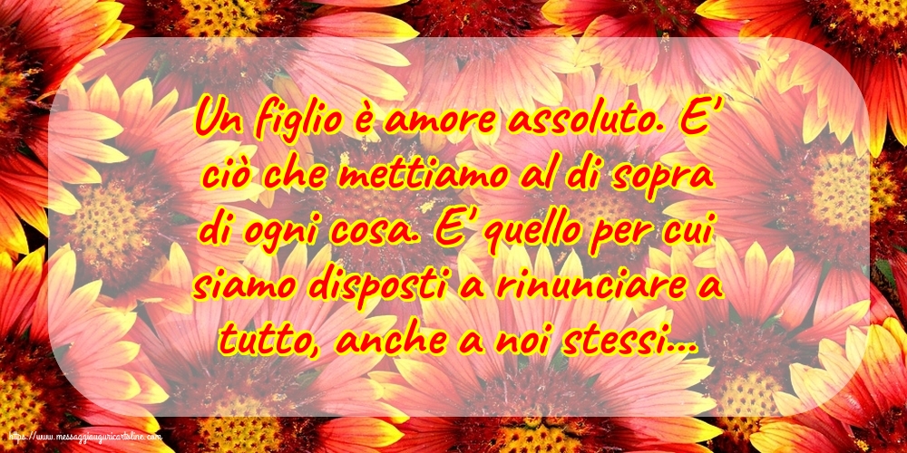 Famiglia Un figlio è amore assoluto
