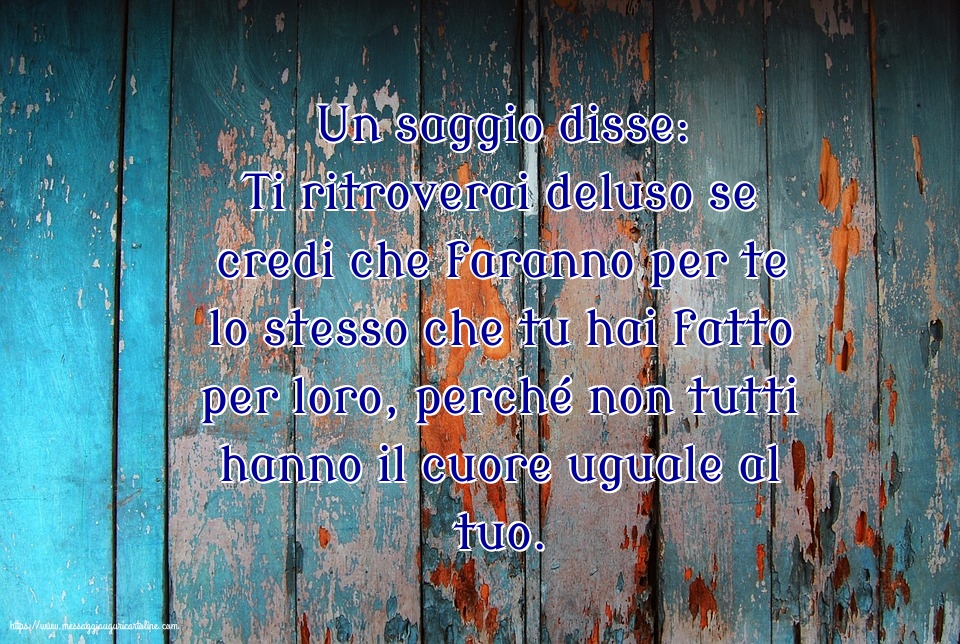 Famiglia Un saggio disse: