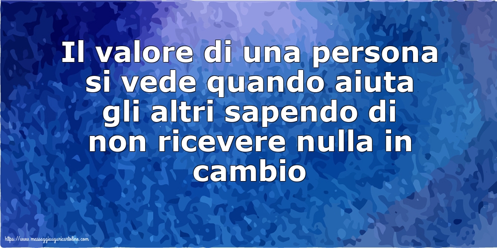 Famiglia Il valore di una persona