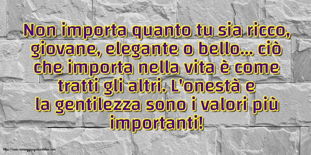 Famiglia Non importa quanto tu sia ricco