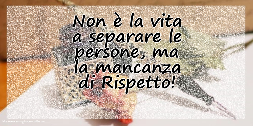 Famiglia Non è la vita a separare le persone