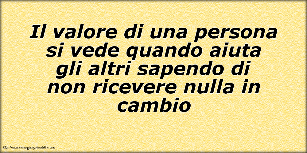 Famiglia Il valore di una persona