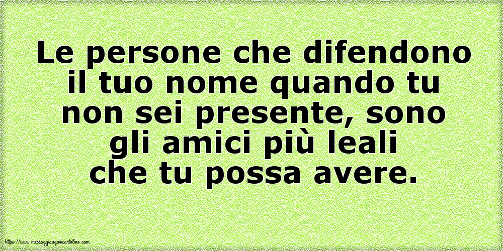 Famiglia Le persone che difendono il tuo nome quando tu non sei presente