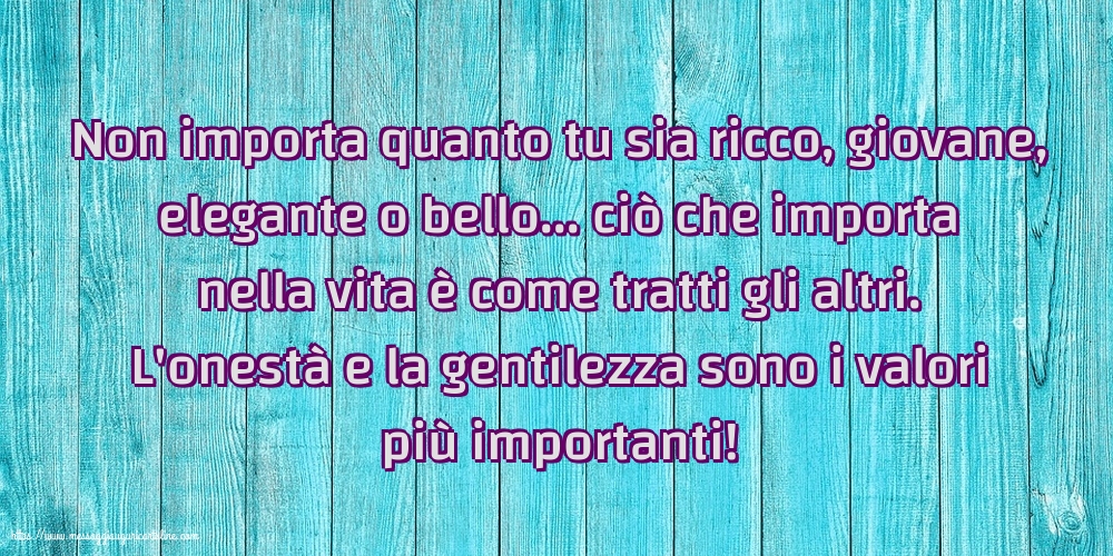 Famiglia Non importa quanto tu sia ricco