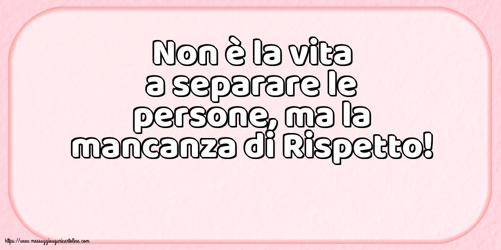Famiglia Non è la vita a separare le persone