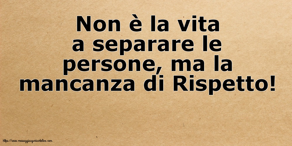 Famiglia Non è la vita a separare le persone