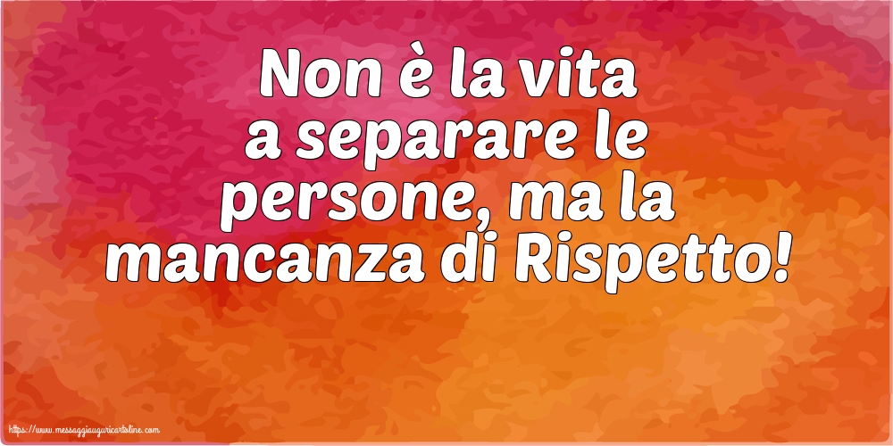 Famiglia Non è la vita a separare le persone