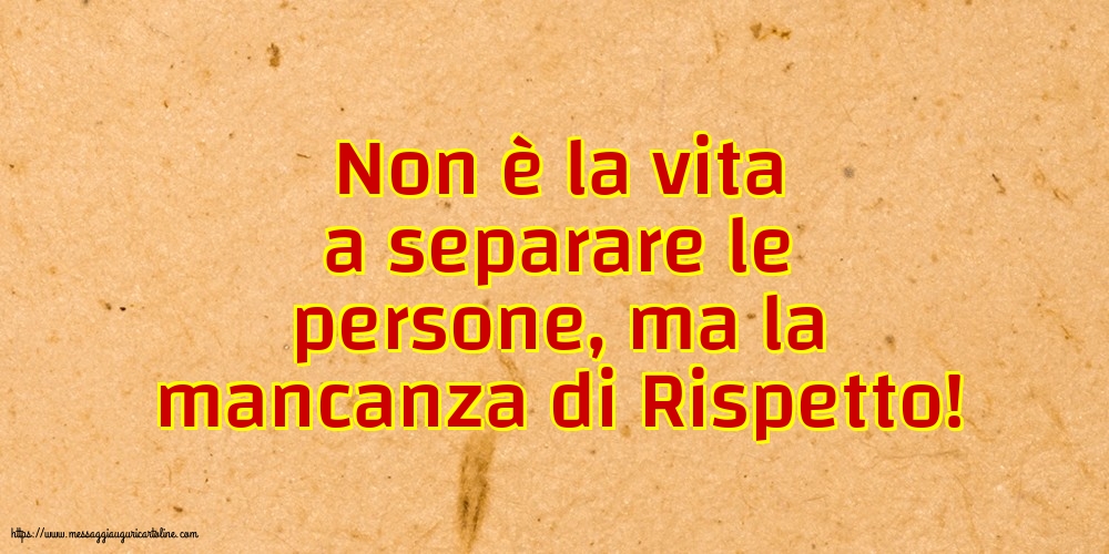 Famiglia Non è la vita a separare le persone