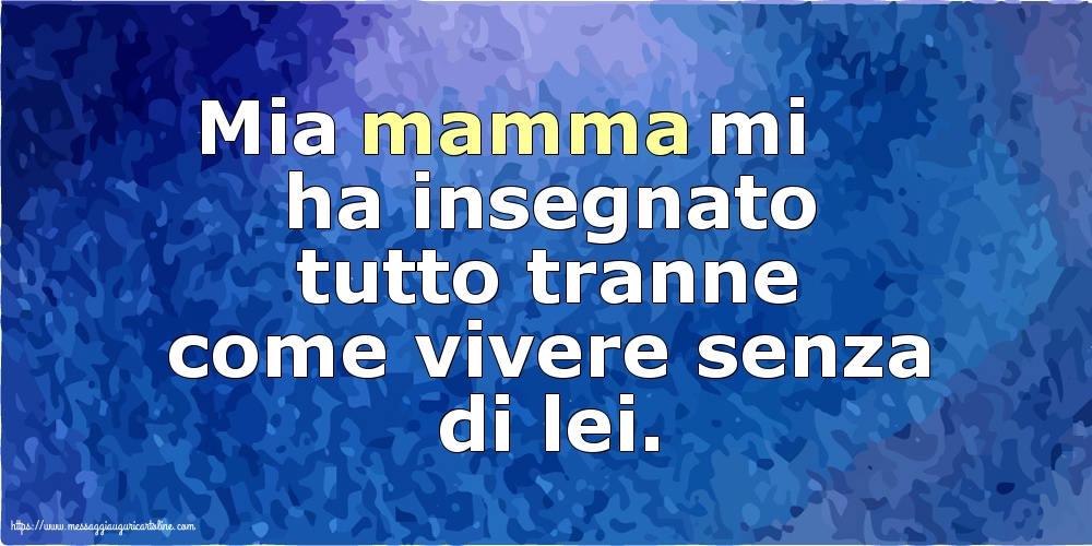 Famiglia Mia mamma