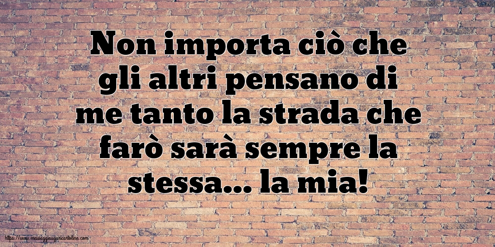 Famiglia Non importa ciò che gli altri pensano...