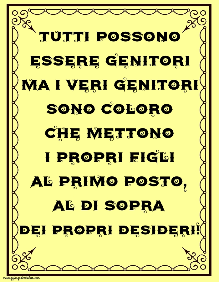 Tutti possono essere genitor