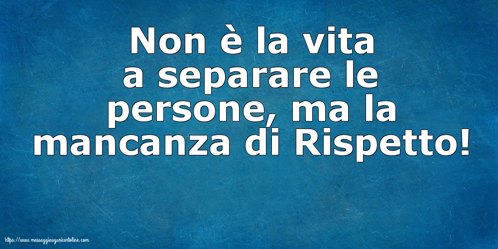 Famiglia Non è la vita a separare le persone