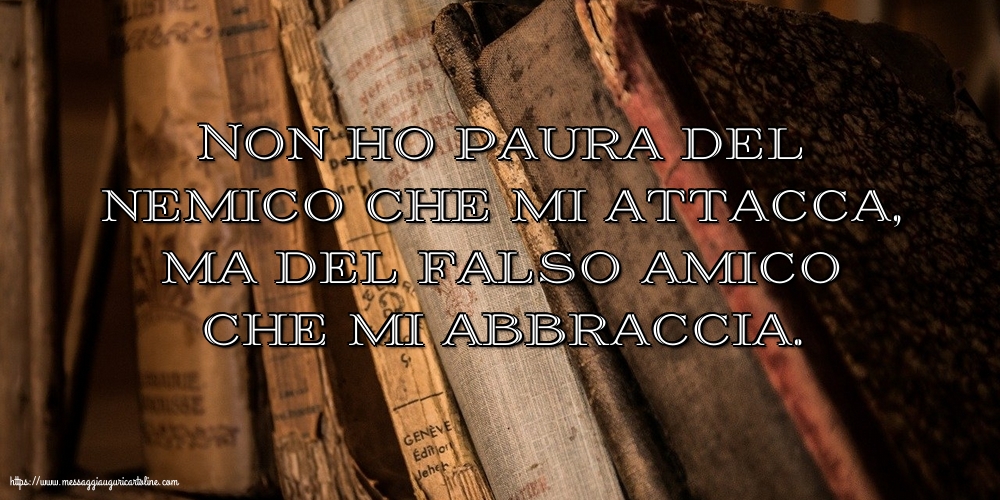 Famiglia Non ho paura del nemico che mi attacca