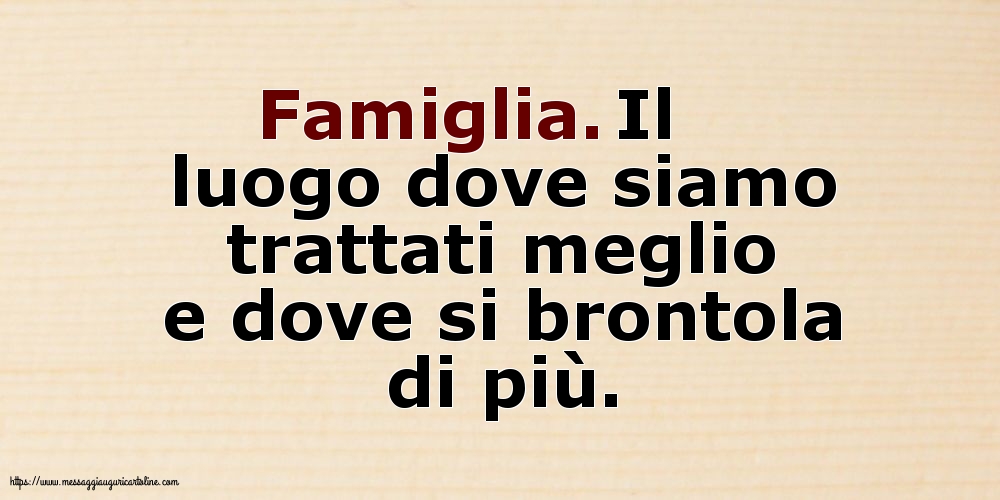 Famiglia.
