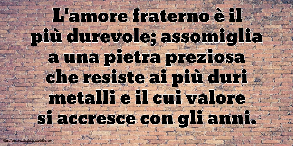 L'amore fraterno