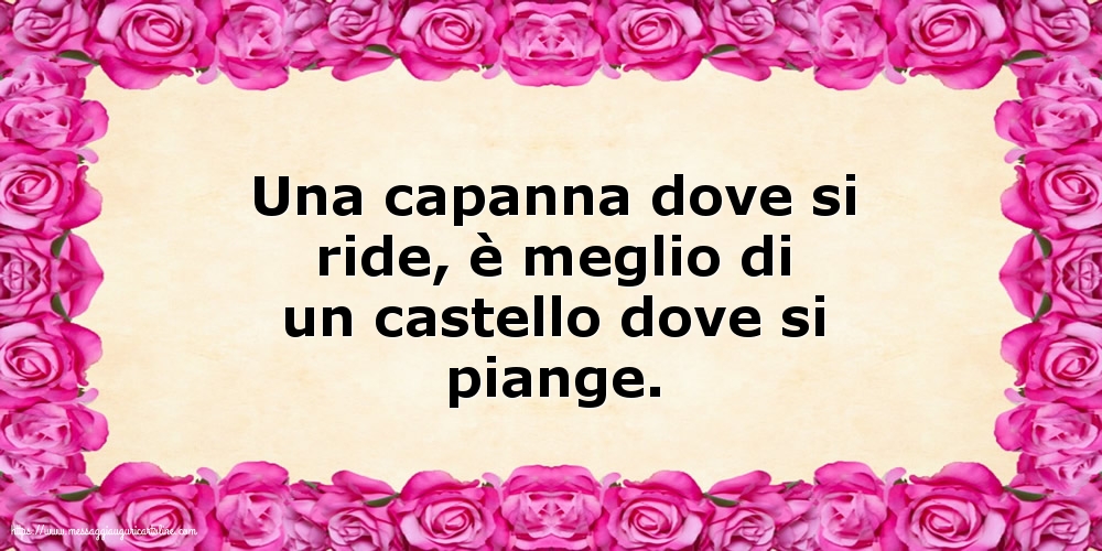 Una capanna dove si ride