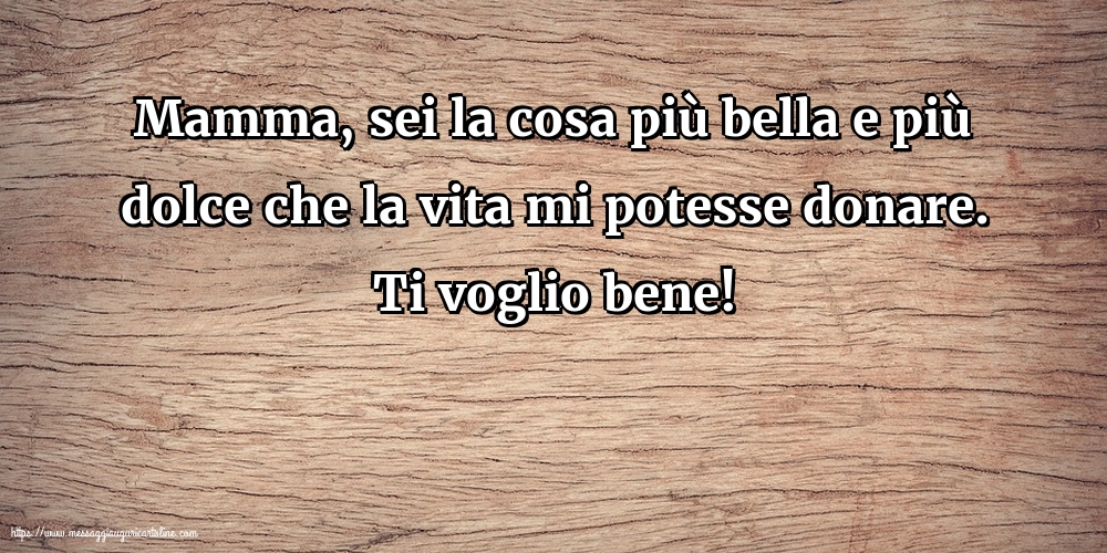 Famiglia Mamma: Ti voglio bene!