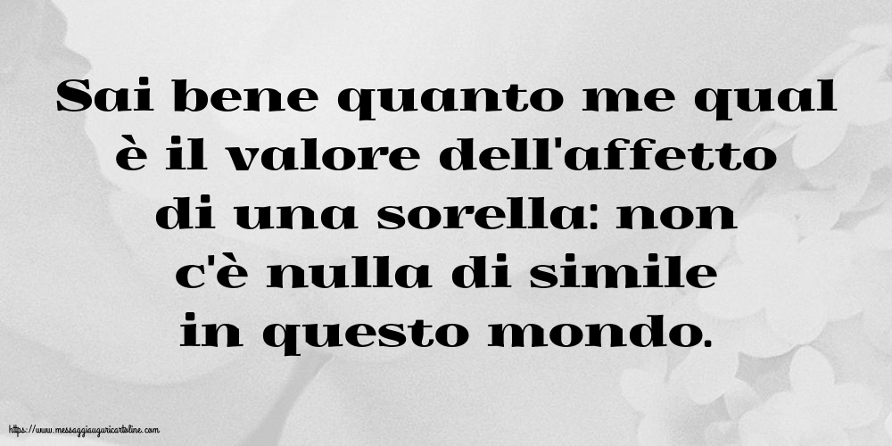 Famiglia Il valore dell'affetto di una sorella
