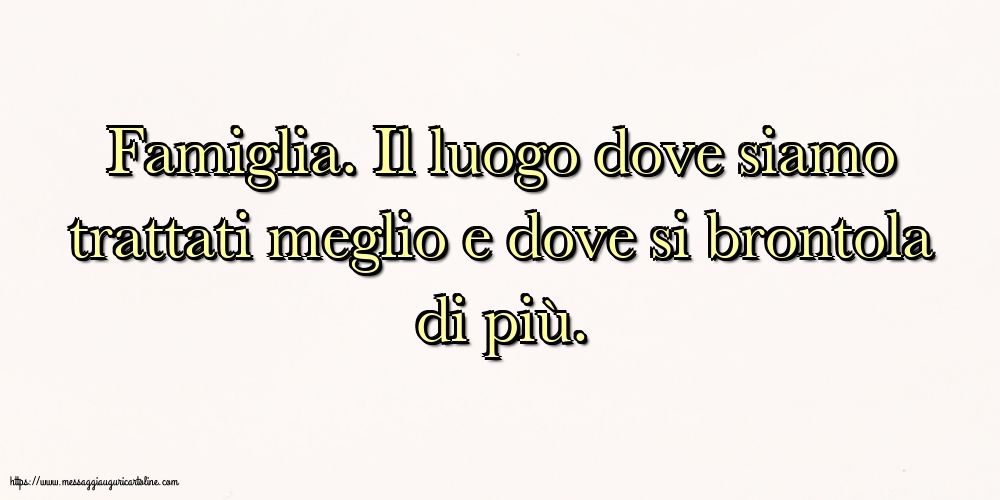 Cartoline sulla Famiglia - Famiglia. - messaggiauguricartoline.com