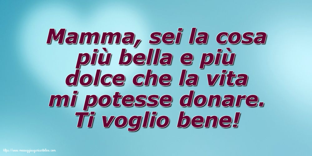 Famiglia Mamma: Ti voglio bene!