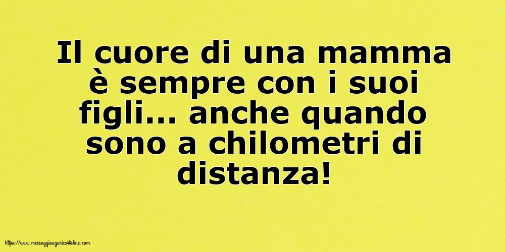 Famiglia Il cuore di una mamma