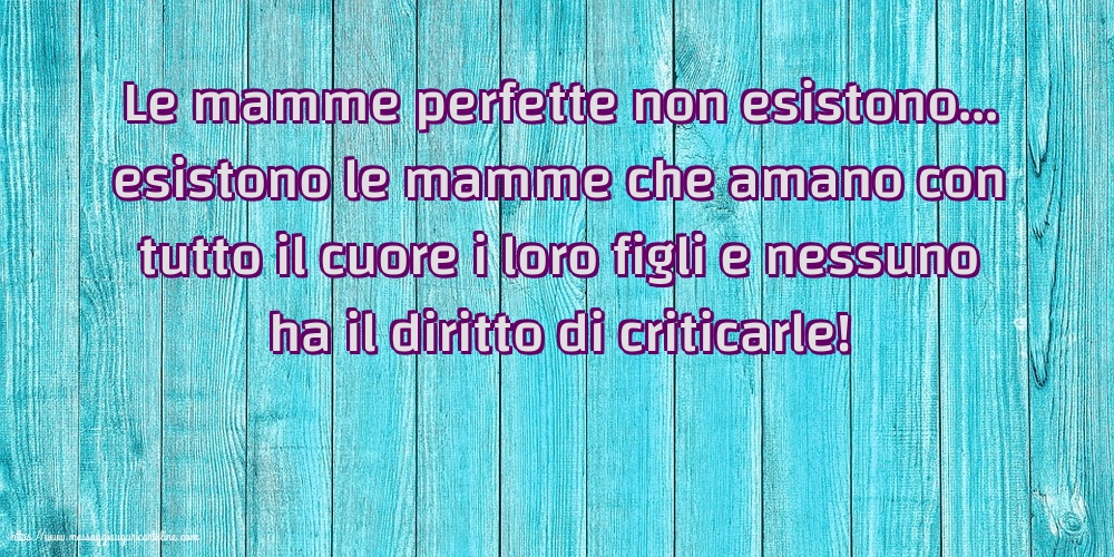 Famiglia Le mamme perfette non esistono