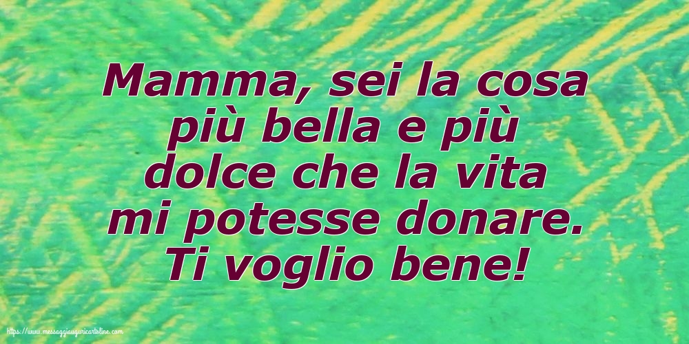 Famiglia Mamma: Ti voglio bene!