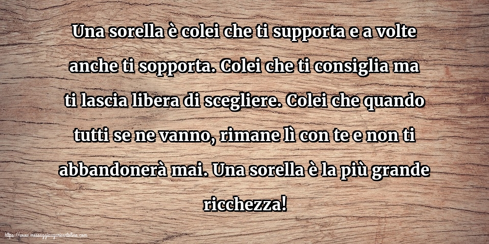 Famiglia Una sorella è colei che ti supporta e a volte anche ti sopporta