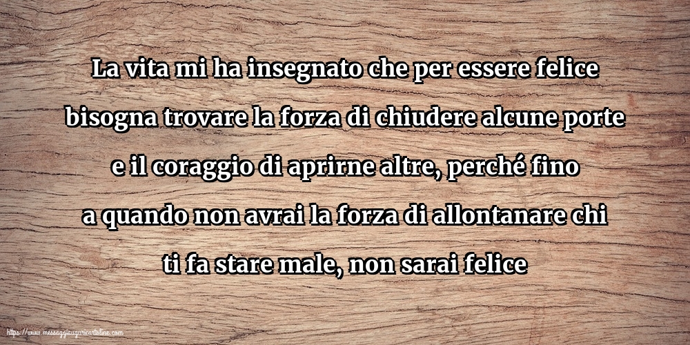 Famiglia La vita mi ha insegnato