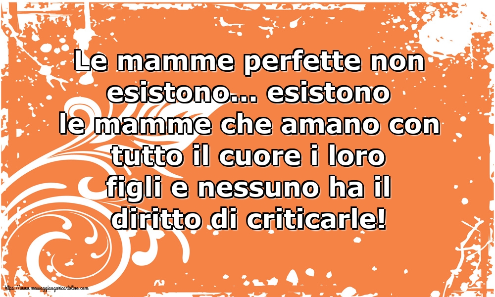Famiglia Le mamme perfette non esistono