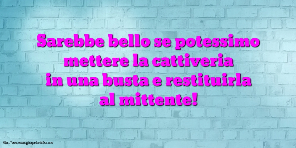 Famiglia Sarebbe bello se potessimo mettere