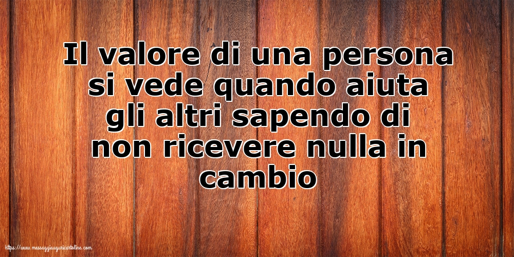 Famiglia Il valore di una persona