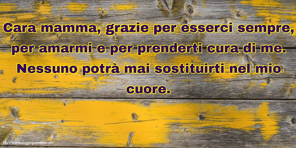 Famiglia Nessuno potrà mai sostituirti nel mio cuore