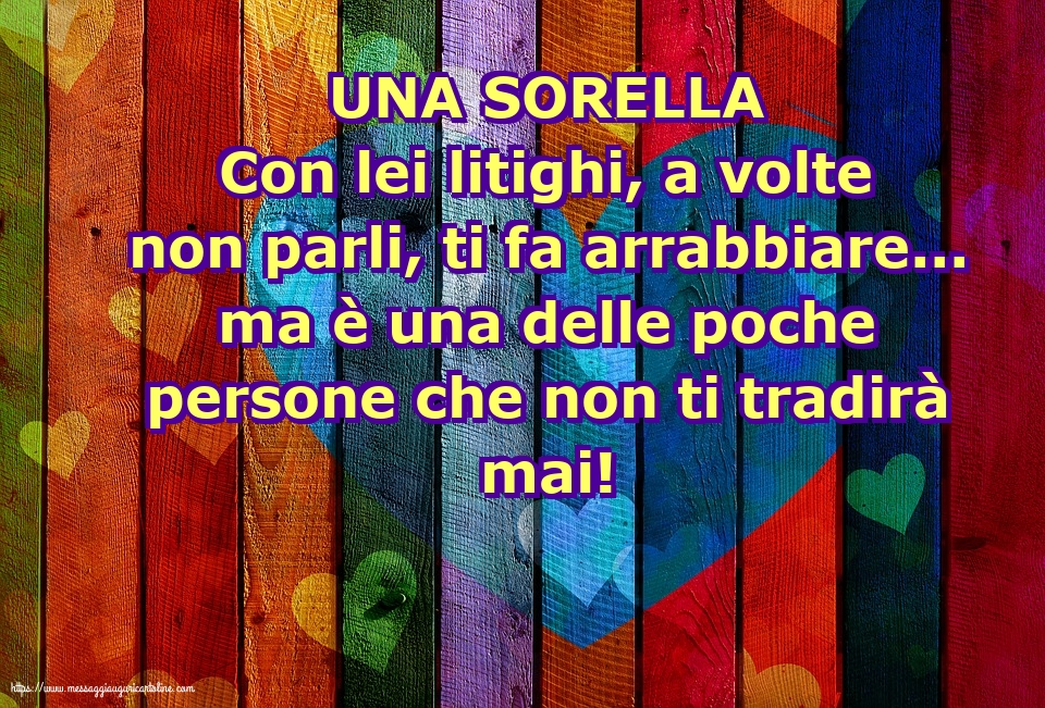 Famiglia UNA SORELLA