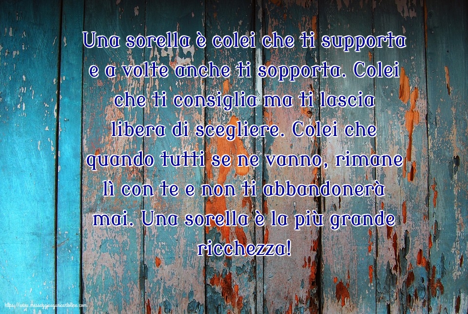 Famiglia Una sorella è colei che ti supporta e a volte anche ti sopporta