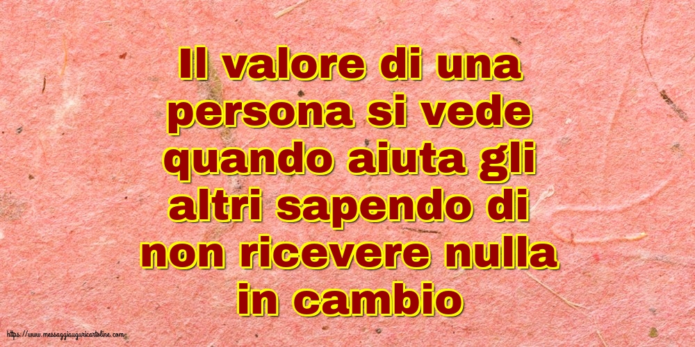 Famiglia Il valore di una persona