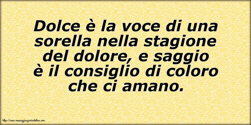 Famiglia Dolce è la voce di una sorella nella stagione del dolore
