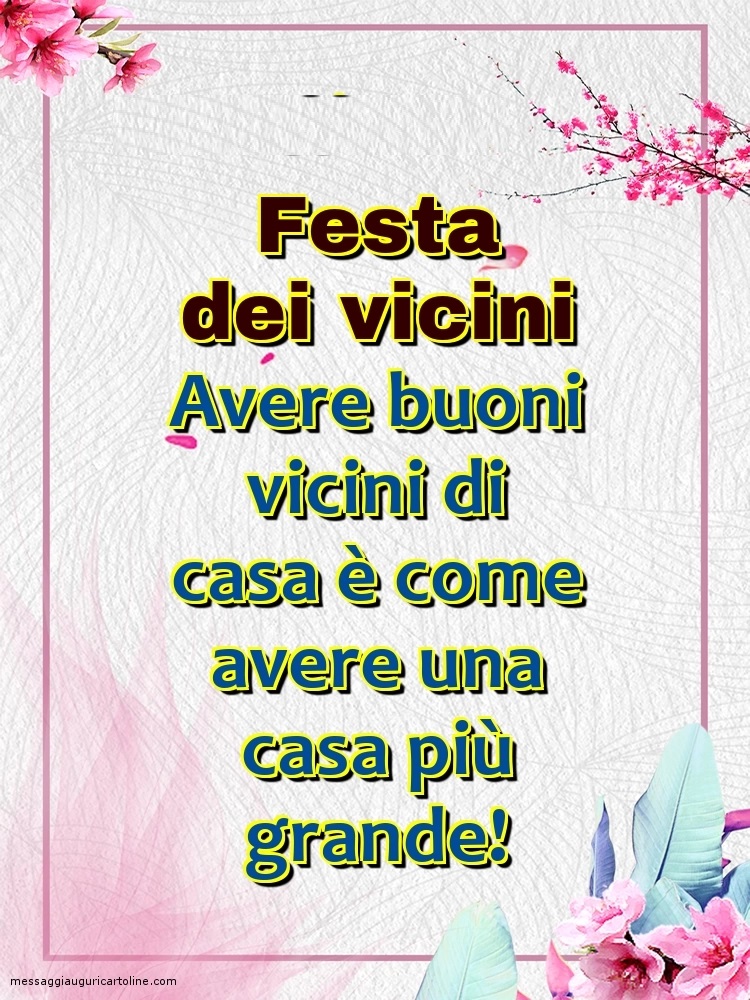 Festa dei vicini Festa dei vicini