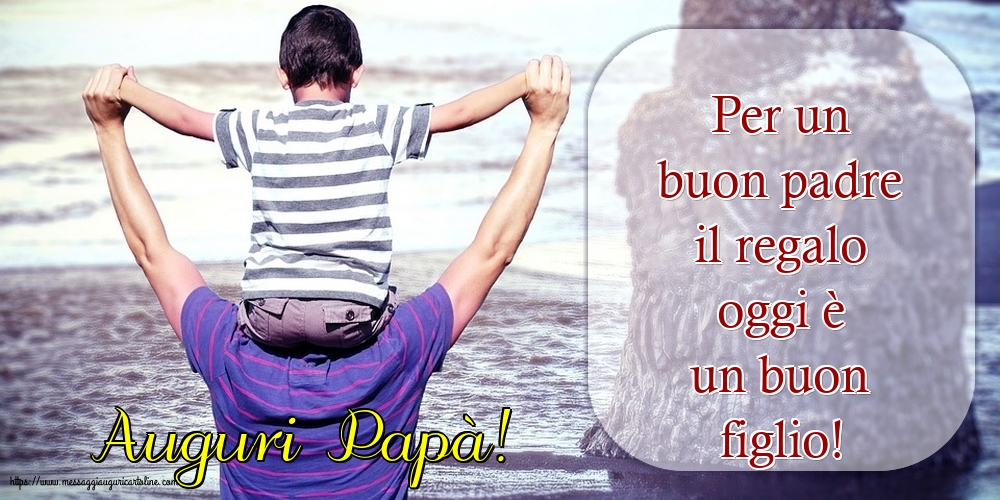 Festa del Papà Auguri Papà!