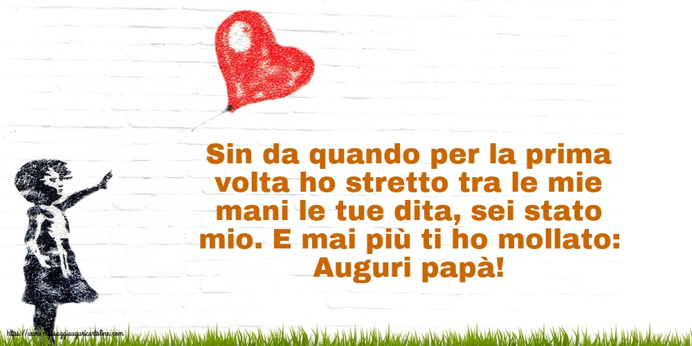 Festa del Papà Auguri papà!