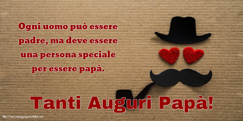 Festa del Papà Tanti Auguri Papà!