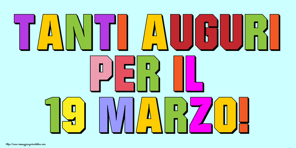 Festa del Papà Tanti auguri per il 19 Marzo!