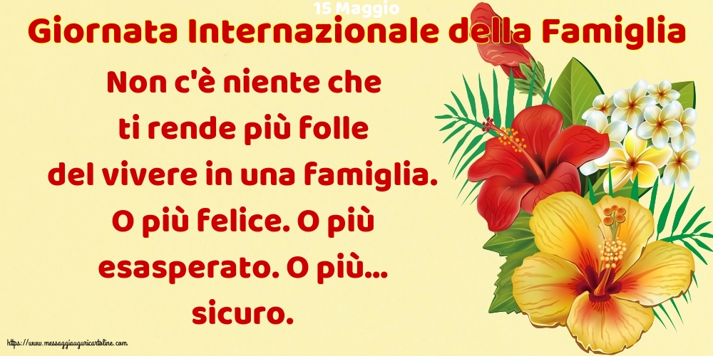 Giornata della Famiglia 15 Maggio - Giornata Internazionale della Famiglia - Giornata Internazionale della Famiglia