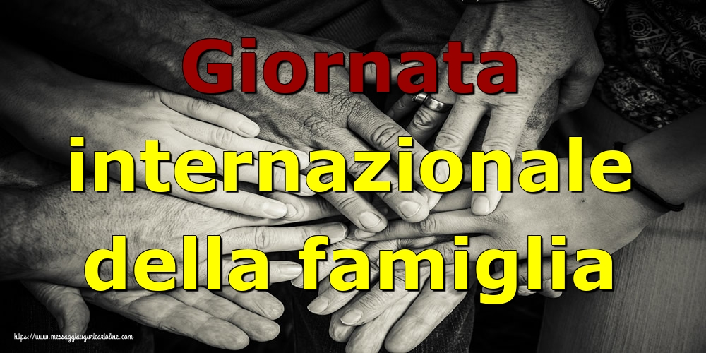Giornata internazionale della famiglia