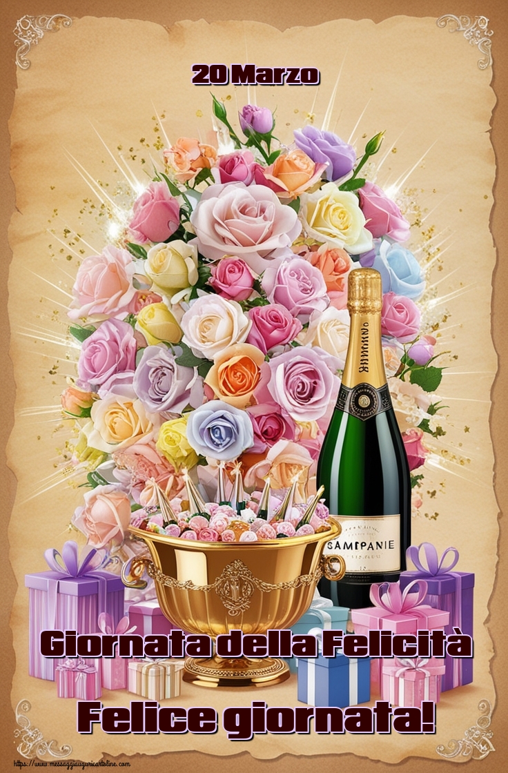 20 Marzo Giornata della Felicità Felice giornata!