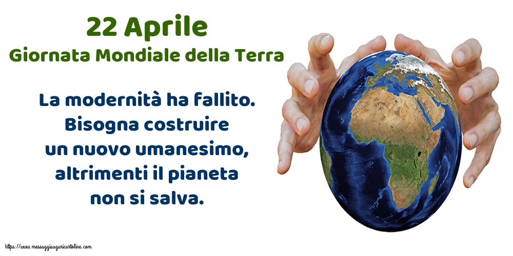 22 Aprile - Giornata Mondiale della Terra