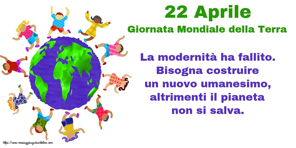 Giornata della Terra 22 Aprile - Giornata Mondiale della Terra