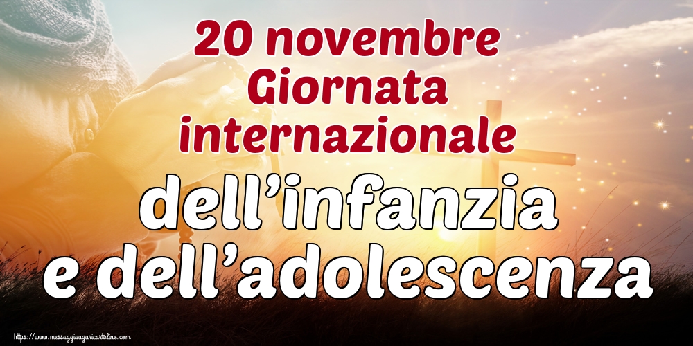 20 novembre Giornata internazionale dell’infanzia e dell’adolescenza